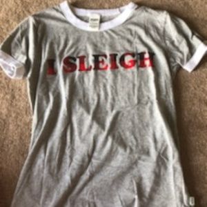 Victoria secret pink I sleigh shirt